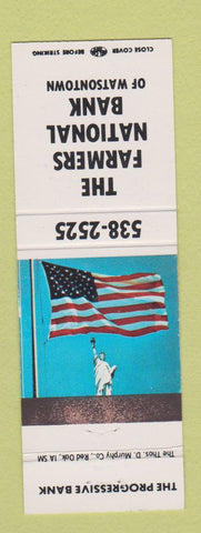 Matchbook Cover - Farmers  National Bank Watsontown PA? WEAR #2