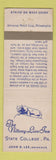 Matchbook Cover - Nittany Lion Inn State College PA