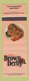 Matchbook Cover - Brown Derby Restaurant