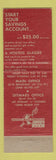 Matchbook Cover - Long Island Savings and Loan Long Island City LI NY