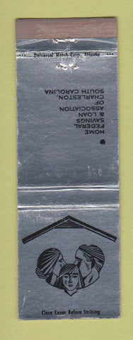 Matchbook Cover - Home Federal Savings Charleston SC