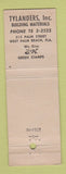 Matchbook Cover - Tylanders Building Materials West Palm Beach FL WEAR