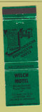 Matchbook Cover - Welch Motel La Crosse WI