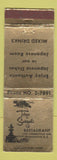 Matchbook Cover - Sukiyaki Restaurant Washington DC Japanese WEAR