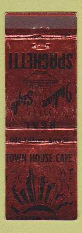 Matchbook Cover - Town House Cafe Casper WY