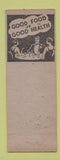 Matchbook Cover - Manhattan Cafe Cheyenne WY