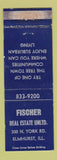 Matchbook Cover - Fischer Real Estate Elmhurst IL WORN