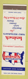 Matchbook Cover - Landmark Restaurants CHAIN