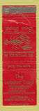 Matchbook Cover - The Lobster Trap North Conway NH WEAR