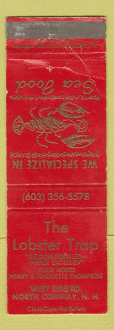 Matchbook Cover - The Lobster Trap North Conway NH WEAR