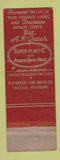 Matchbook Cover - Fire Brick Service Supply Cleveland Toledo OH