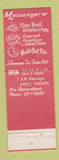 Matchbook Cover - Messenger's Restaurant South Euclid OH