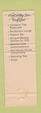 Matchbook Cover - Hun Valley Inn Cokeysville MD