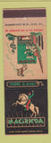 Matchbook Cover - Hacienda Fresno CA