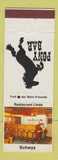 Matchbook Cover - Pony Bar Restaurant Switzerland