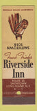 Matchbook Cover - Riverside Inn Smithtown LI NY