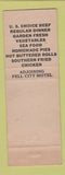 Matchbook Cover - Pell City Steak House Gift Shop Pell City AL
