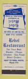 Matchbook Cover - Rebel Motel Eufaula AL