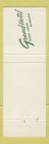 Matchbook Cover - Grand Hotel Point Clear AL