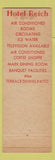 Matchbook Cover - Reich Hotel Gadsden AL