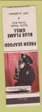 Matchbook Cover - Blue Flame Grill Opp AL