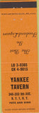Matchbook Cover - Yankee Tavern New York City