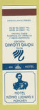Matchbook Cover - Hotel Konig Ludwig III Munich Germany SAMPLE