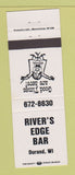 Matchbook Cover - River's Edge Bar Durand WI