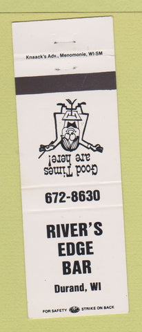 Matchbook Cover - River's Edge Bar Durand WI
