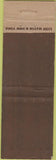 Matchbook Cover - Stern Brothers New York City WORN