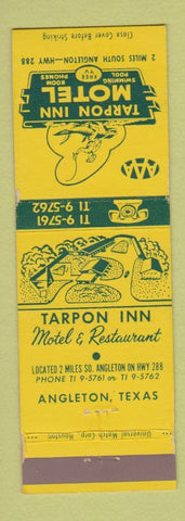 Matchbook Cover - Tarpon Inn Motel Restaurant Angleton TX