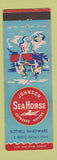 Matchbook Cover - Johnson Sea Horse Boat Motors Bothell Hardware WA