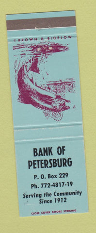 Matchbook Cover - Bank of Petersburg AK