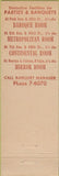 Matchbook Cover - Brass Rail Restaurants New York City