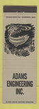 Matchbook Cover - Adams Engineering