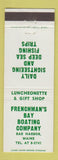 Matchbook Cover - Frenchman's Bay Boating Company Bar Harbor ME