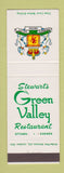 Matchbook Cover - Stewart's Green Valley Restaurant Ottawa ON