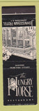 Matchbook Cover - Hungry Horse Restaurant Johnstown Hotel NY