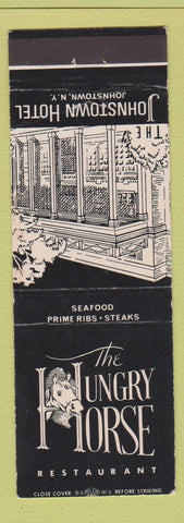 Matchbook Cover - Hungry Horse Restaurant Johnstown Hotel NY