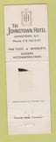 Matchbook Cover - Hungry Horse Restaurant Johnstown Hotel NY