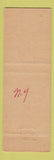 Matchbook Cover - Mobil oil gas Lexington Allen Gleeson NY