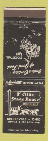 Matchbook Cover - Ye Olde Stage House Brecksville OH WEAR