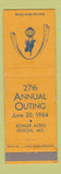 Matchbook Cover - Kohler Acres Fenton MO Outing 1964 St Louis Arch