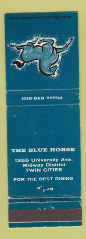 Matchbook Cover - The Blue Horse Minneapolis St Paul MN