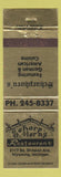 Matchbook Cover - Scharp Horn's Restaurant Wyoming MI