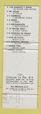 Matchbook Cover - El Cit Golf and Country Club Mazatlan Mexico