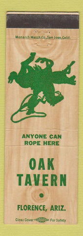 Matchbook Cover - Oak Tavern Florence AZ