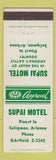 Matchbook Cover - Supai Motel Seligman AZ