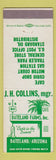 Matchbook Cover - Dateland Farms Dateland AZ Standard oil gas Trailer Park