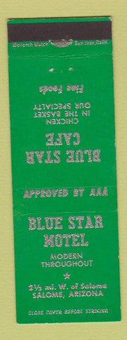Matchbook Cover - Blue Star Cafe Salome AZ